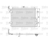 Valeo Condensatore, Climatizzatore 814091 | Compatibile con: VW TIGUAN