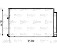 Condensatore radiatore climatizzazione R 134a 814158 VALEO per TOYOTA