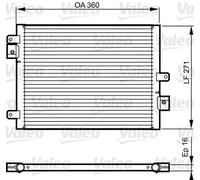 Condensatore, impianto di climatizzazione VALEO 814167