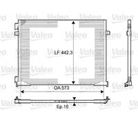 Valeo Condensatore impianto di climatizzazione 814172 R 134a per Renault, Opel