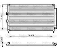 Condensatore, impianto di climatizzazione VALEO 814217