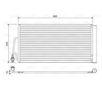 Valeo Condensatore climatizzazione 814409 R134a per MINI R56 R57 R59 R60 R55 R58 R61
