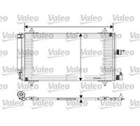 Condensatore radiatore climatizzazione R 134a 817508 VALEO per CITROËN PEUGEOT