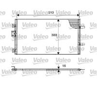 Condensatore radiatore climatizzazione R 134a 817602 VALEO per RENAULT CLIO II