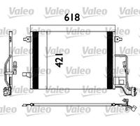 Condensatore radiatore climatizzazione R 134a 817679 VALEO per VW SKODA