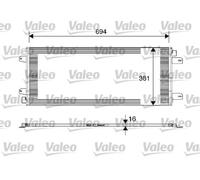 Condensatore radiatore climatizzazione R 134a 817689 VALEO per RENAULT OPEL