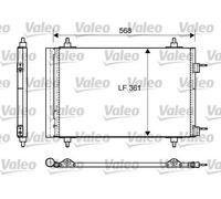 818170 VALEO CONDENSATORE CITROEN C4-PE.307 1.4 1.6 HDI