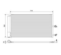 VALEO 822645 Condensatore climatizzatore