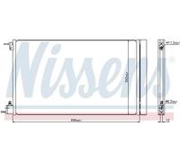 NISSENS 940124 Condensatore climatizzatore