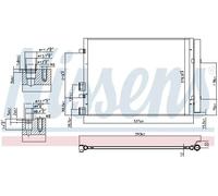 NISSENS Condensatore climatizzatore