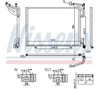NISSENS 940523 Condensatore climatizzatore