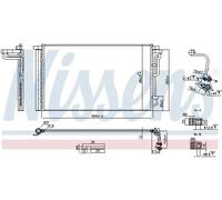 NISSENS 941262 Condensatore climatizzatore