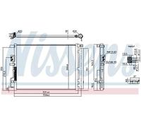 NISSENS 941290 Condensatore climatizzatore