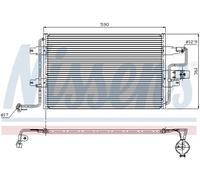 Condensatore radiatore climatizzazione R 134a 94310 NISSENS per AUDI SKODA VW