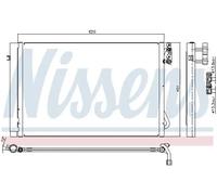 Condensatore radiatore climatizzazione R 134a 94872 NISSENS per BMW 3 Touring 3