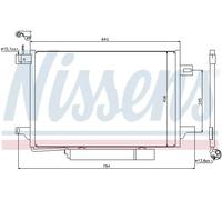 NISSENS 94910 Condensatore climatizzatore