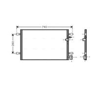 PRASCO AI5237 Condensatore climatizzatore