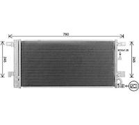 8W0816411L - 8W0816421 8W0816421H - 8W0816411L - CONDENSATORE AUDI NUOVO