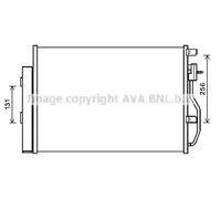 Condensatore radiatore climatizzazione R 134a CTA5048D AVA QUALITY COOLING