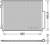 Condensatore, impianto di climatizzazione DENSO DCN01005