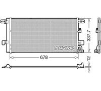 Condensatore radiatore climatizzazione R 134a DCN02001 DENSO per AUDI HYUNDAI