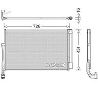 DENSO DCN02007 Condensatore climatizzatore