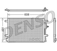 Condensatore radiatore climatizzazione R 134a DCN02011 DENSO per AUDI A4 B6