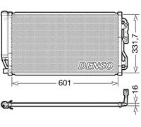Condensatore radiatore climatizzazione R 134a DCN05035 DENSO per BMW 4 Coupé
