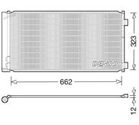 DENSO DCN05103 CONDENSATORE CLIMATIZZATORE CON ESSICCATORE PER MINI CLUBMAN R55