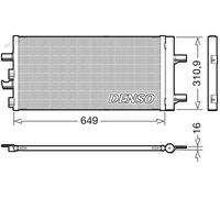 Condensatore, impianto di climatizzazione DENSO DCN05104