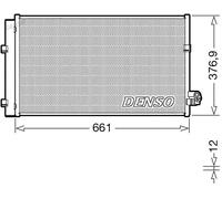 Condensatore radiatore climatizzazione R 134a DCN05106 DENSO per BMW 5 5 Touring