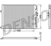 Condensatore radiatore climatizzazione R 134a DCN06009 DENSO per JEEP COMMANDER
