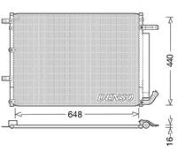 Condensatore radiatore climatizzazione R 134a DCN06018 DENSO per JEEP CHEROKEE