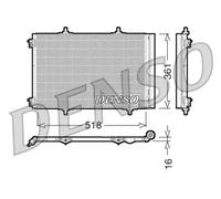Denso Condensatore Ci C2 / C3 / C3 Picasso / Pe 207 / 10 Dcn07013
