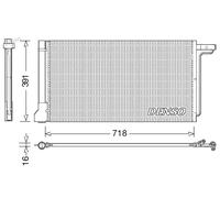 DENSO DCN10028 Condensatore climatizzatore