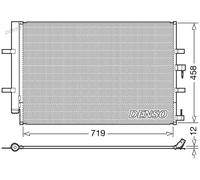 Condensatore radiatore climatizzazione R 134a DCN10036 DENSO per FORD