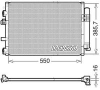 Condensatore radiatore climatizzazione R 134a DCN10044 DENSO per FORD C-MAX II