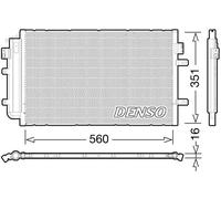 Condensatore, impianto di climatizzazione DENSO DCN12005