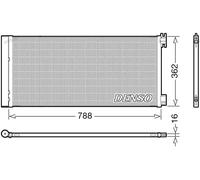 DENSO DCN23042 Condensatore climatizzatore