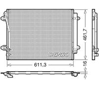 Condensatore radiatore climatizzazione R 134a DCN32012 DENSO per VW PASSAT B7