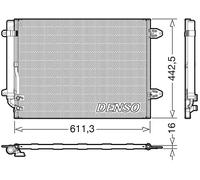 Condensatore radiatore climatizzazione R 134a DCN32013 DENSO per VW PASSAT B7