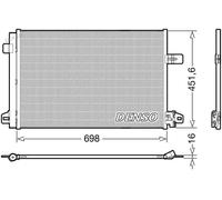 Condensatore, impianto di climatizzazione DENSO DCN32028