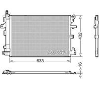 Condensatore, impianto di climatizzazione DENSO DCN33012