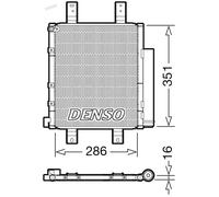 Denso Condensatore radiatore climatizzazione DCN35005 R 134a per Honda