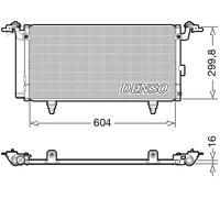 Condensatore, impianto di climatizzazione DENSO DCN36005
