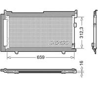 Condensatore, impianto di climatizzazione DENSO DCN36006
