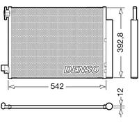 Condensatore radiatore climatizzazione R 134a DCN37004 DENSO per RENAULT DACIA
