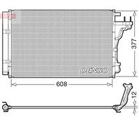 Condensatore radiatore climatizzazione R 134a DCN43004 DENSO per KIA SOUL II
