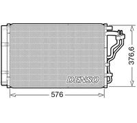 Condensatore radiatore climatizzazione R 134a DCN43008 DENSO per HYUNDAI KIA
