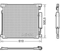 Condensatore radiatore climatizzazione R 134a DCN45013 DENSO per MITSUBISHI